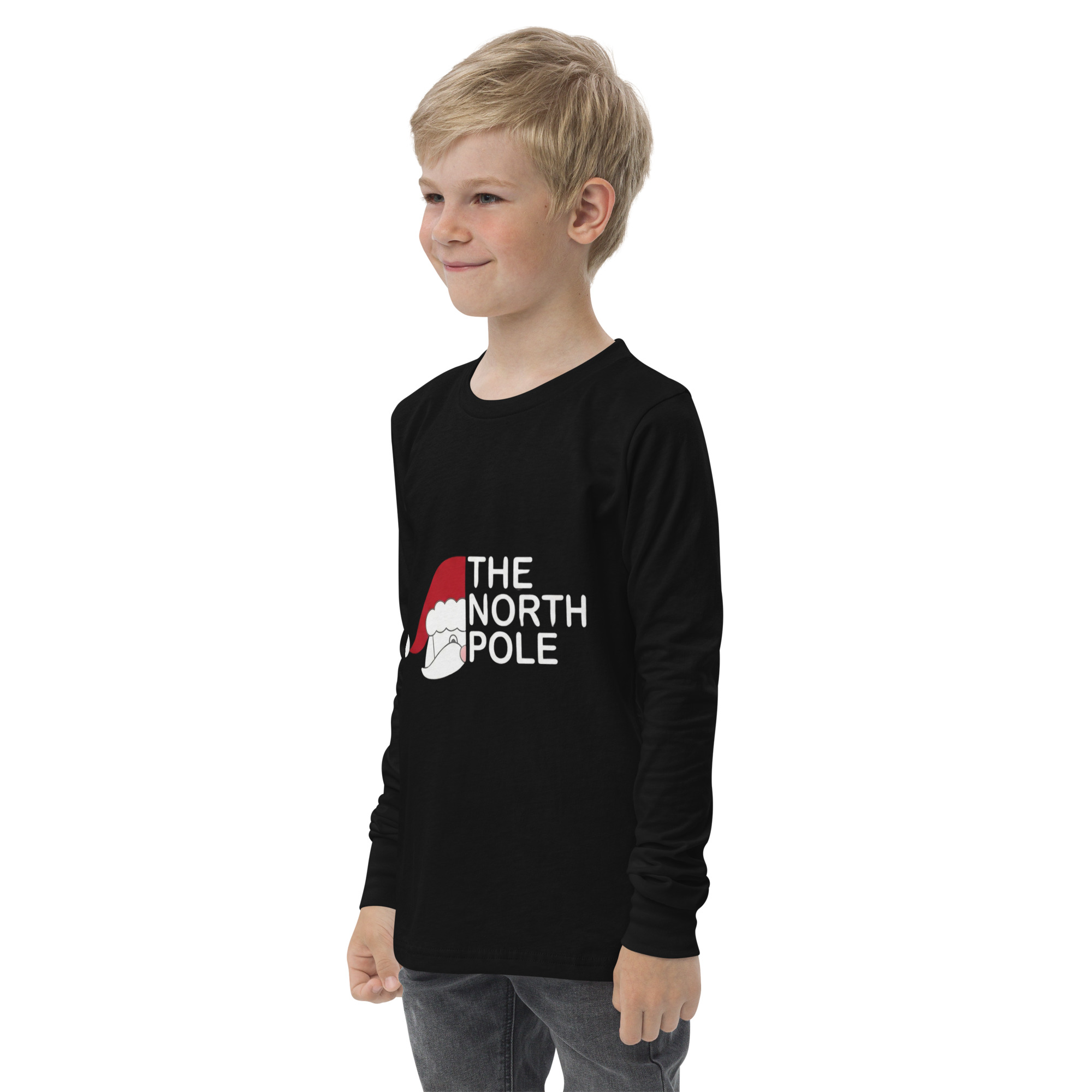 Youth Christmas Long Sleeve Tee - Image 4
