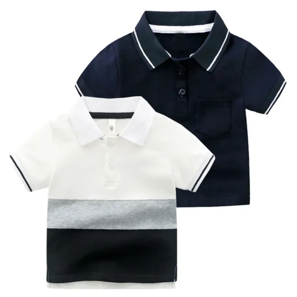Boys’ Cotton Polo Shirt – Smart Summer Top