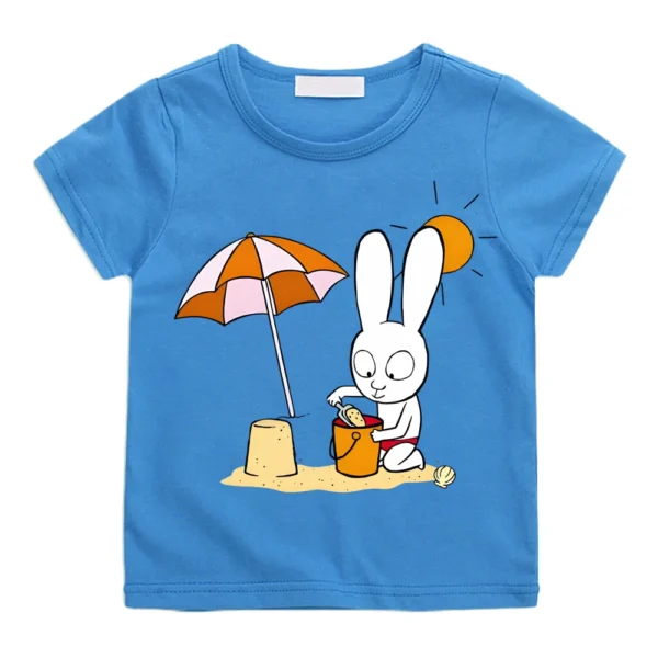 Kids’ Simon Rabbit T-Shirt – Summer Casual Tee